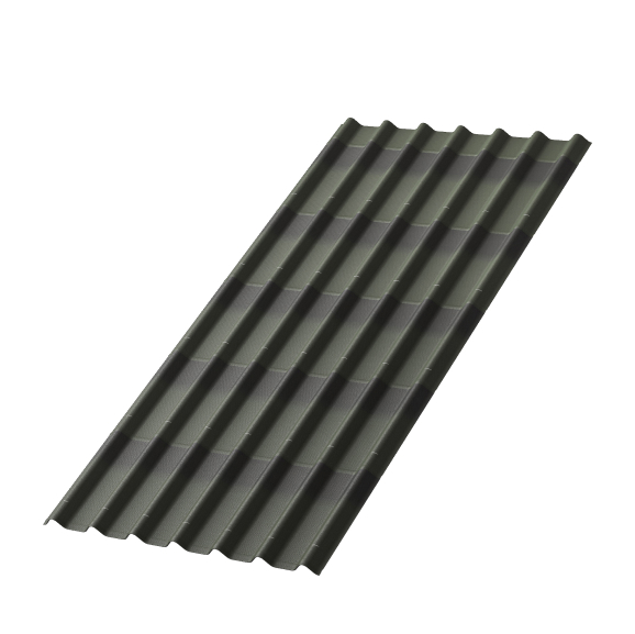 Черепица Ондулин зеленая 3.3 (Onduline)