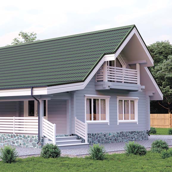 Черепица Ондулин зеленая 3.3 (Onduline)