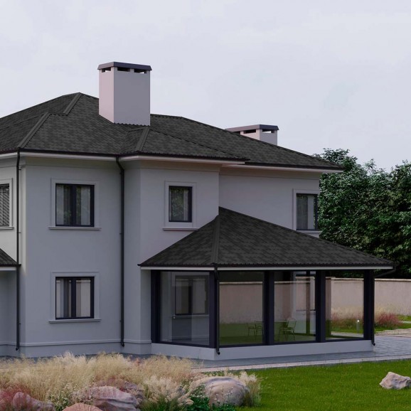 Ондувилла ТУМАННАЯ НОЧЬ / Onduvilla MYSTERY NIGHT (darkgrey) 15/900