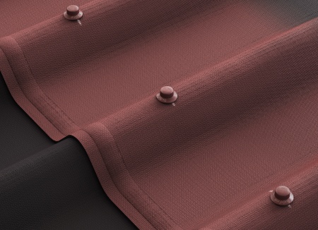 Черепица Ондулин КРАСНАЯ (1/300) / Onduline Tile RED