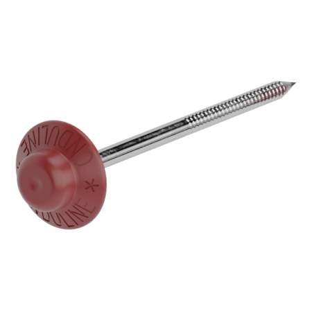 Гвозди Ондулин 75 мм Красные / Nails Onduline 75 mm Red, 1 шт